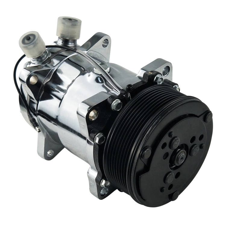 508 Auto AC Compressor Chrome