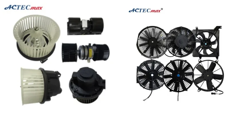 ventiladores elétricos e motor