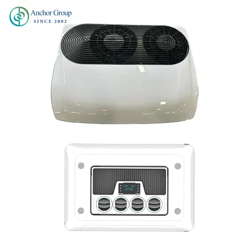 مكيف هواء مزدوج المروحة لوقوف السيارات