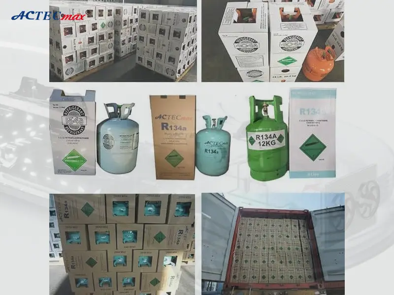 Picture showing ACTECmax refrigerants package designs