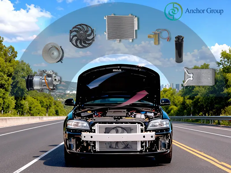 application of the auto ac parts