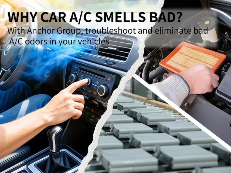 Picture showing a situation of showing why car ac smells bad