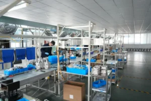 Picture showing the warehose of ACTECmax compressors