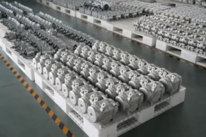 Picture showing a row of ACTECmax compressors
