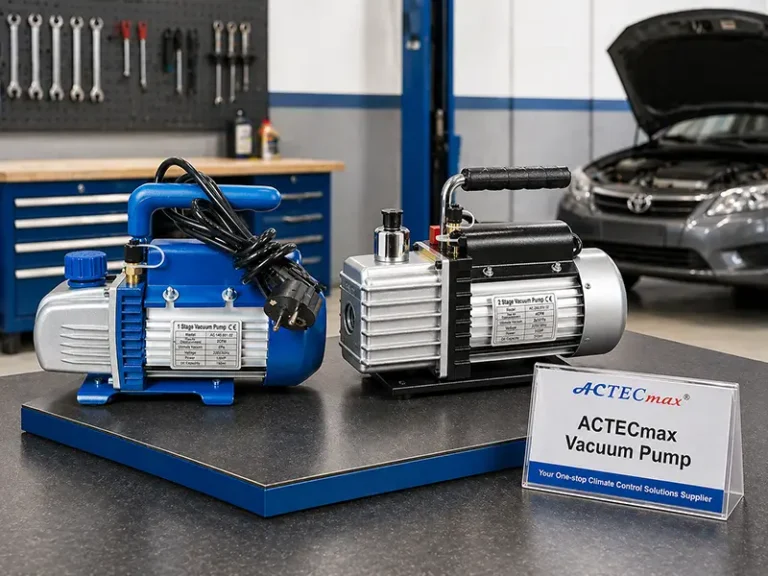 Picture shows two popular ACTECmax vacuum pmps