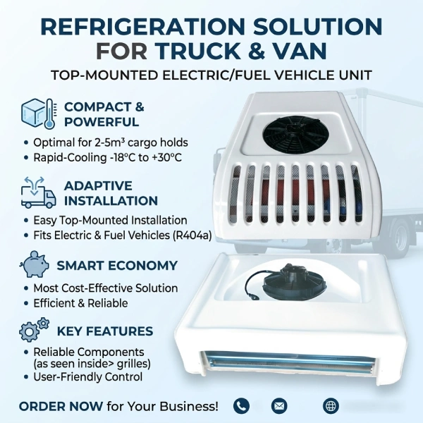 ACTECmax AC.133.275 Engine-Driven Refrigeration Unit for 2–5m³ Vans