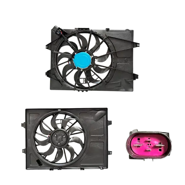 Picture shows OEM ACTECmax Brushless Electric AC Cooling Fan AC.156.023