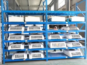 This picture shows the factory environment of the transport refrigeration units