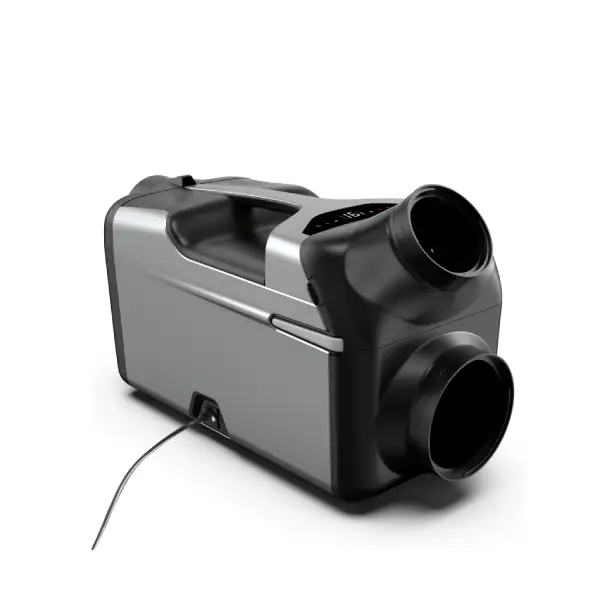 Portable automotive air conditioner AC.699.004 side view with air intlet and compact structure