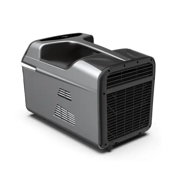 Portable automotive air conditioner AC.699.004 front view with air outtlet and compact structure