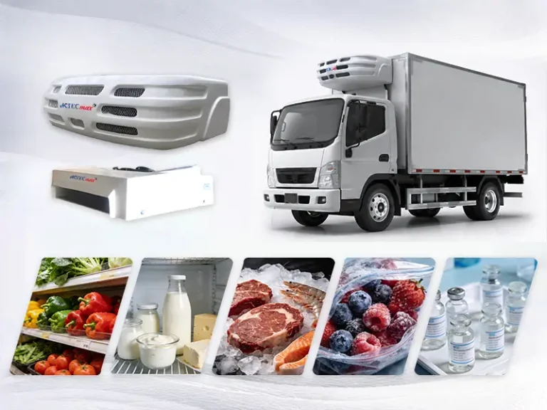 This picture shows avarious applications of transport refrigeration unit